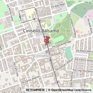Mappa Via Giovanni Frova, 3, 20092 Cinisello Balsamo, Milano (Lombardia)