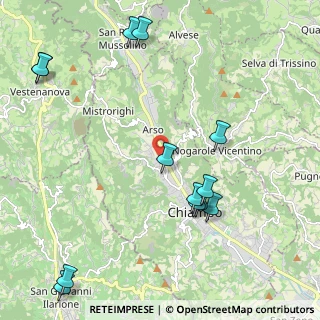 Mappa Via V. Alfieri, 36072 Chiampo VI, Italia (2.61308)