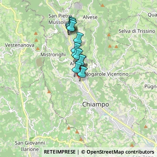 Mappa Via V. Alfieri, 36072 Chiampo VI, Italia (1.34714)