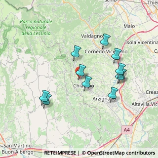 Mappa Via V. Alfieri, 36072 Chiampo VI, Italia (7.05091)