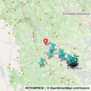 Mappa Via V. Alfieri, 36072 Chiampo VI, Italia (5.4635)