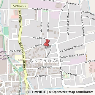 Mappa Via Monfalcone,  3, 24045 Fara Gera d'Adda, Bergamo (Lombardia)