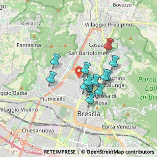 Mappa VIA BAINSIZZA ANGOLO VIA S. BA, 25128 Brescia BS, Italia (1.30615)