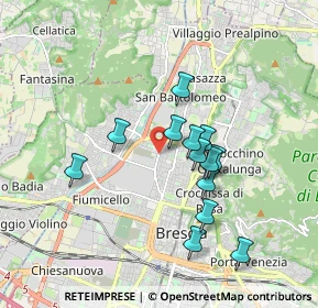 Mappa Via San Bartolomeo, 25128 Brescia BS, Italia (1.54385)