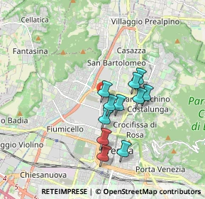 Mappa Poliambulatorio Zadei Clinic, 25128 Brescia BS, Italia (1.36545)