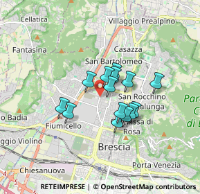 Mappa Via San Bartolomeo, 25128 Brescia BS, Italia (1.16357)