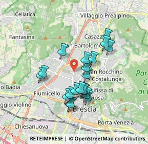 Mappa Poliambulatorio Zadei Clinic, 25128 Brescia BS, Italia (1.507)