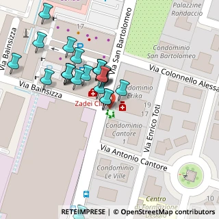 Mappa Poliambulatorio Zadei Clinic, 25128 Brescia BS, Italia (0.044)
