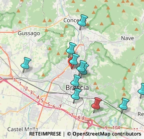 Mappa Poliambulatorio Zadei Clinic, 25128 Brescia BS, Italia (3.60455)