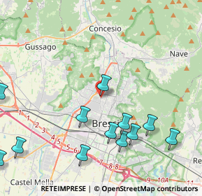 Mappa Poliambulatorio Zadei Clinic, 25128 Brescia BS, Italia (5.0825)