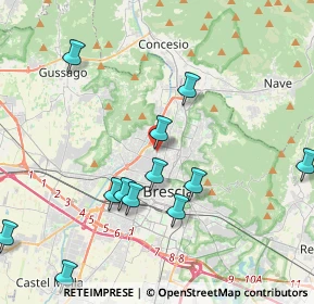 Mappa Poliambulatorio Zadei Clinic, 25128 Brescia BS, Italia (4.42833)