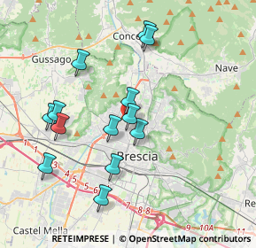 Mappa Via San Bartolomeo, 25128 Brescia BS, Italia (3.61692)