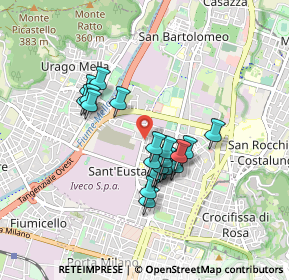 Mappa Via San Bartolomeo, 25128 Brescia BS, Italia (0.6925)