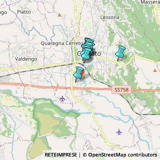 Mappa Via Giovanni Amendola, 13836 Cossato BI, Italia (1.21417)