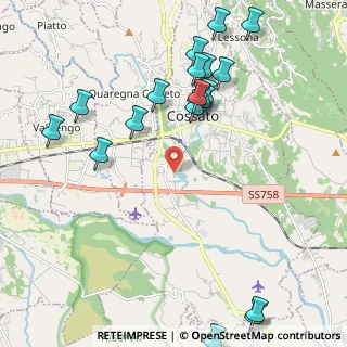 Mappa Via Giovanni Amendola, 13836 Cossato BI, Italia (2.6395)