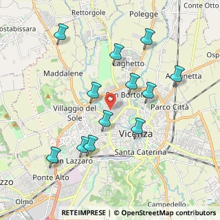 Mappa Via Giuseppe Giacosa, 36100 Vicenza VI, Italia (1.9425)