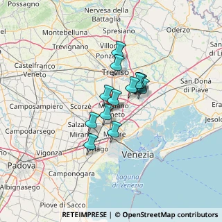 Mappa Via Alessandro Volta, 30037 Mogliano Veneto TV, Italia (8.55923)