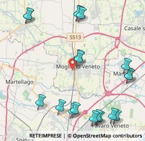 Mappa Via Alessandro Volta, 30037 Mogliano Veneto TV, Italia (5.39368)