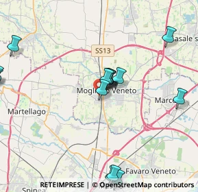 Mappa Via Alessandro Volta, 30037 Mogliano Veneto TV, Italia (4.79059)