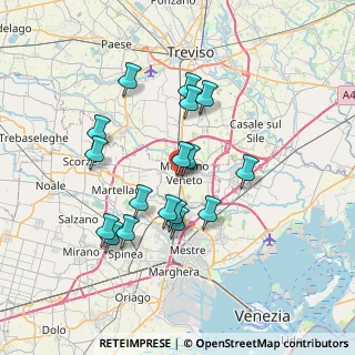 Mappa Via Alessandro Volta, 30037 Mogliano Veneto TV, Italia (6.41882)