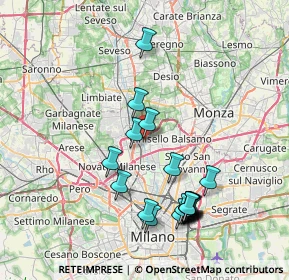 Mappa 20085 Cusano Milanino MI, Italia (8.0015)