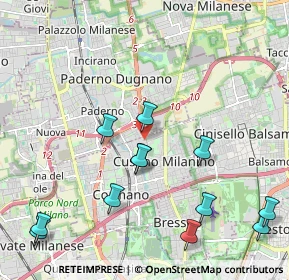 Mappa 20085 Cusano Milanino MI, Italia (2.43833)