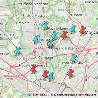 Mappa Via Monte Grappa, 20085 Cusano Milanino MI, Italia (4.20231)