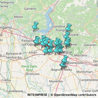 Mappa Via Paolo VI, 25035 Ospitaletto BS, Italia (9.3075)
