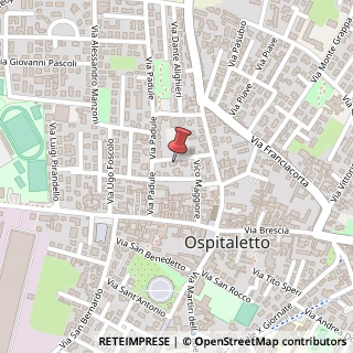Mappa Via Paolo VI, 9, 25035 Ospitaletto, Brescia (Lombardia)
