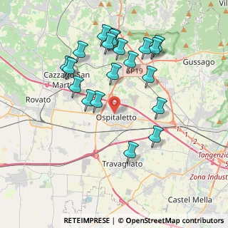 Mappa Via Paolo VI, 25035 Ospitaletto BS, Italia (3.878)
