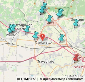 Mappa Via Paolo VI, 25035 Ospitaletto BS, Italia (4.81714)
