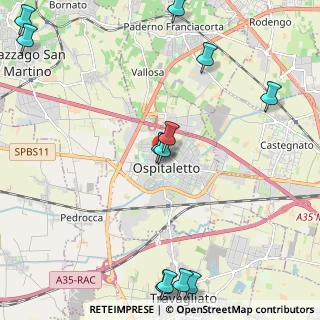 Mappa Via Paolo VI, 25035 Ospitaletto BS, Italia (2.8875)