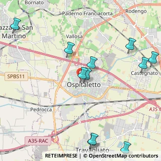 Mappa Via Paolo VI, 25035 Ospitaletto BS, Italia (2.61818)