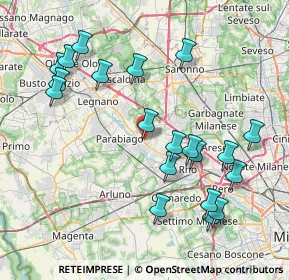 Mappa Via Ariosto, 20014 Nerviano MI, Italia (8.5855)