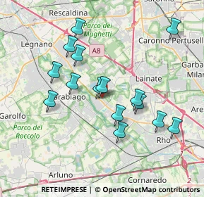 Mappa Via Ariosto, 20014 Nerviano MI, Italia (3.51067)