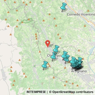 Mappa Via Antonio Fogazzaro, 36072 Chiampo VI, Italia (5.6235)