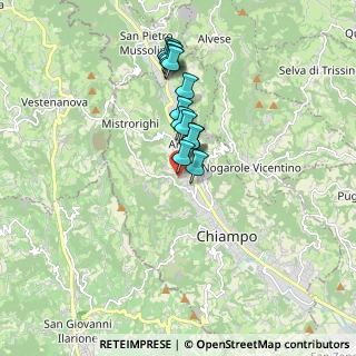 Mappa Via Antonio Fogazzaro, 36072 Chiampo VI, Italia (1.33214)