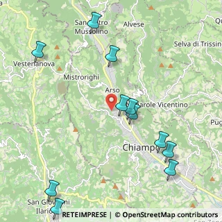 Mappa Via Antonio Fogazzaro, 36072 Chiampo VI, Italia (2.54909)