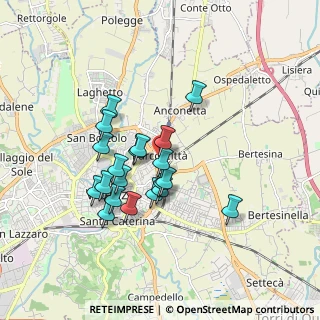 Mappa Via Pierluigi Nervi, 36100 Vicenza VI, Italia (1.46)