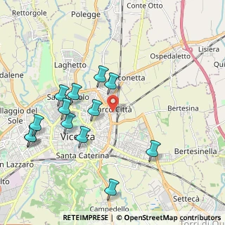 Mappa Via Pierluigi Nervi, 36100 Vicenza VI, Italia (2.16154)