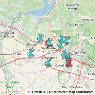 Mappa Via Padule, 25035 Ospitaletto BS, Italia (6.32545)
