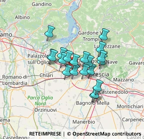 Mappa Via Sant'Antonio, 25035 Ospitaletto BS, Italia (9.3175)