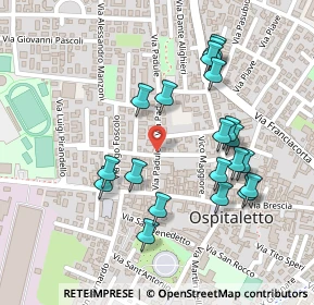 Mappa Via Sant'Antonio, 25035 Ospitaletto BS, Italia (0.235)