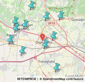 Mappa Via Padule, 25035 Ospitaletto BS, Italia (4.56364)