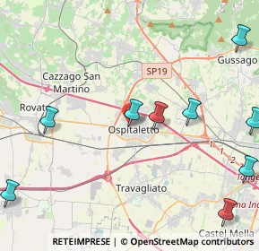 Mappa Via Sant'Antonio, 25035 Ospitaletto BS, Italia (6.305)