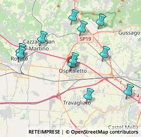 Mappa Via Sant'Antonio, 25035 Ospitaletto BS, Italia (4.18583)