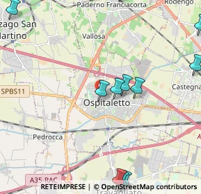 Mappa Via Padule, 25035 Ospitaletto BS, Italia (2.75818)