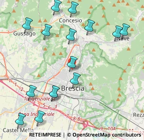 Mappa Via Fausto Gamba, 25128 Brescia BS, Italia (4.852)