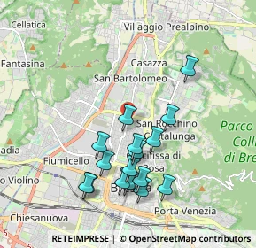 Mappa Via Fausto Gamba, 25128 Brescia BS, Italia (1.815)