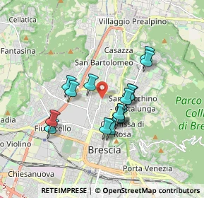 Mappa Via Fausto Gamba, 25128 Brescia BS, Italia (1.42938)